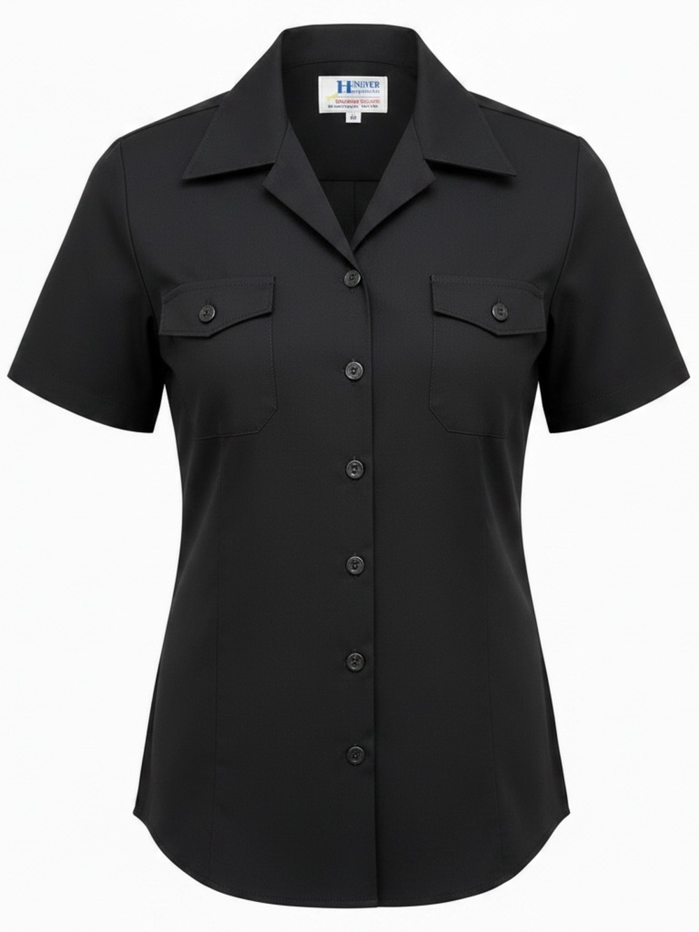USNA Female Working Blues Short-Sleeve Button Down Shirt